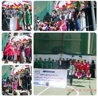 مدارس المسار تكرم أبطال الدوري الرياضي المدرسي