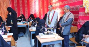 رئيس جهاز محو الأمية وتعليم الكبار يتفقد مراكز وفصول محوالأمية بالمحويت 