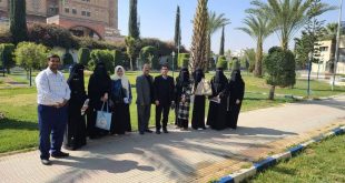 طلبة الإعلام بجامعة المعرفة في المؤسسة العامة للاتصالات