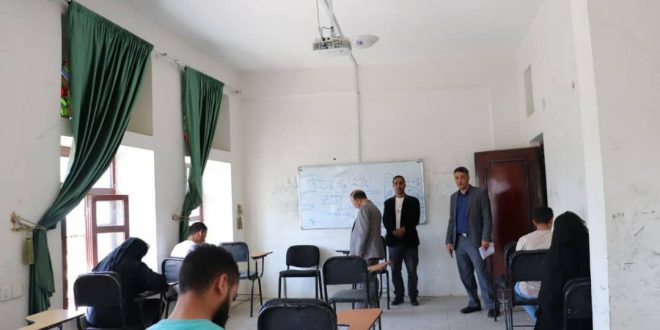 جامعة المعرفة تدشن الامتحانات النهائية