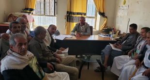 فريق الإشراف المركزي إلى محافظة حجة يبدأ أعماله بزيارة عمل لمكتب الإدارة العامة لمحو الأمية وتعليم الكبار بالمحافظة