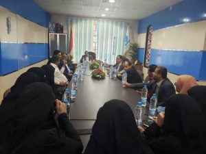 اجتماع في الكلية التخصصية الحديثة