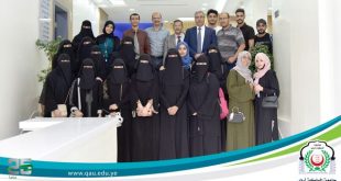 مناقشة أبحاث تخرج بجامعة الملكة اروى