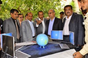 نائب رئيس الوزراء محمود الجنيد يفتتح المعرض العلمي بكلية الجزيرة