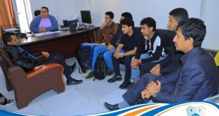 طلاب كلية الحاسوب يجامعة الرازي