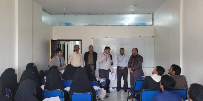 رئيس مجلس امناء جامعة الرازي يتفقد سير العملية التعليمية