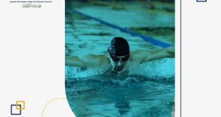 تنظيم مسابقة السباحة على مستوى الجامعات بجامعة النخبة