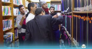 طلبة الترجمة يزورون المكتبة المركزية لجامعة الملكة أروى