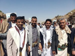 مسيرة حاشدة بذكرى استشهاد الحسين بعمران