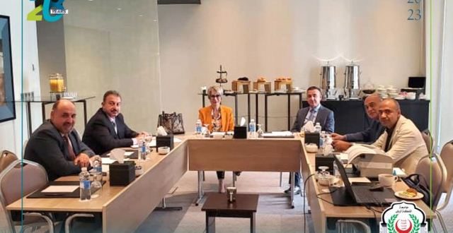 جامعة الملكة اروى تشارك في إجتماع المجلس العربي للاختصاصات الصحية ( البورد العربي )