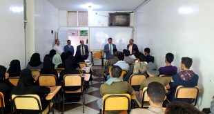 زيارة تفقدية لرئيس جامعة الناصر لكليتي العلوم الطبية والإدارية