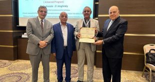 أختيار اتحاد الجامعات العربية للبروسفور علي جمال الكاف عميد كلية العلوم الطبية