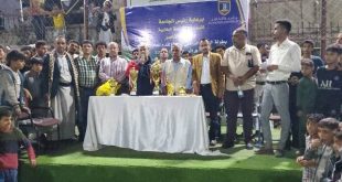 جامعة الناصر تتوج فريق أول عام بكلية العلوم الإدارية بطلاً للدوري الداخلي