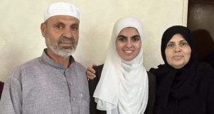 مصادر طبية فلسطينية: استشهاد الطالبة الأولى على فلسطين في الثانوية وعائلتها في غزة