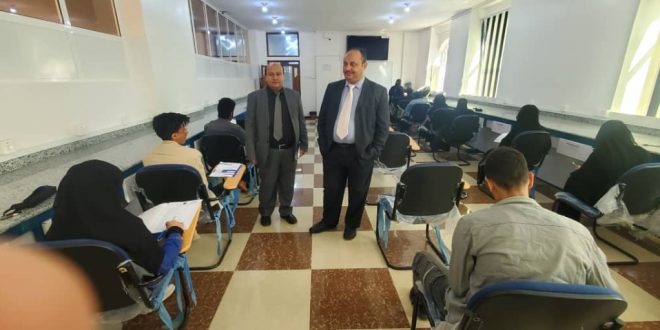 تدشين الأمتحانات النهائية بجامعة الناصر