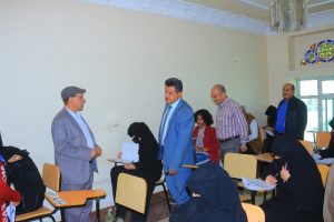 جامعة الناصر تدشن الإمتحانات بكلية العلوم الإدارية