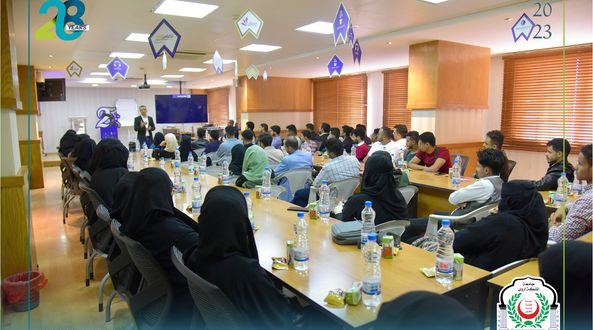 طلبة المحاسبة بجامعة الملكة اروى يزورون بنك التضامن