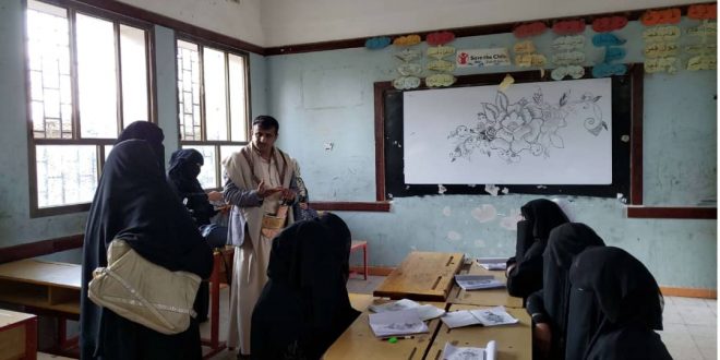 زيارات ميدانية  لمراكز وفصول محوالأمية وتعليم الكبار بعمران 