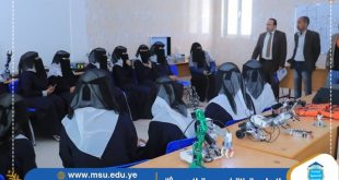 الجامعة التخصصية الحديثة تستقبل طالبات مدرستي الصدارة التربوية و فخر اليمن