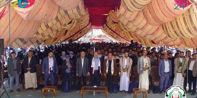 جامعة الملكة أروى تُناصر الشعب الفلسطيني بمهرجان تضامني مدهش وسط اشادة رسمية واسعة