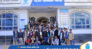 طلاب ثانوية عمر بن عبدالعزيز يزورون الجامعة التخصصية الحديثة