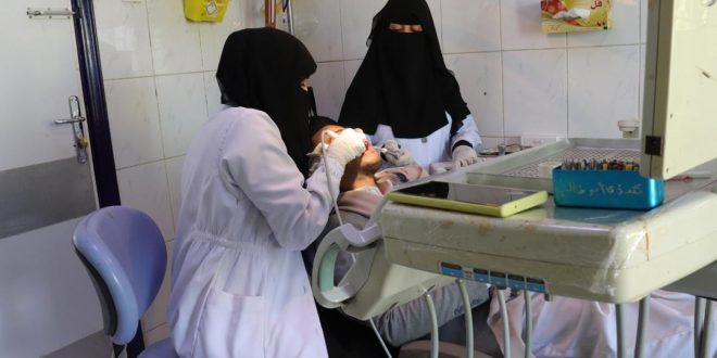 إختتام المخيم الرمضاني المجاني لأمراض الاسنان بمستشفى فلسطين للامومة والطفولة