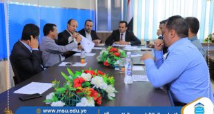 مجلس الجامعة التخصصية الحديثة يعقد اجتماعه الدوري
