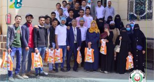 طلبة قسم المحاسبة بجامعة الملكة أروى يزورون مصنع جوبح للصناعة والتجارة