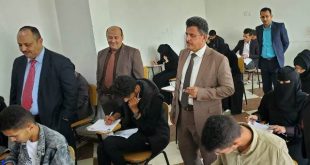رئيس جامعة الناصر يطلع يتفقد سير الامتحانات النهائية