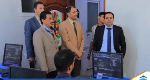 مدير مركز المعلومات بوزارة التربية والبحث العلمي يشيد... بما تمتلكه الجامعة التخصصية من إمكانيات تعليمية