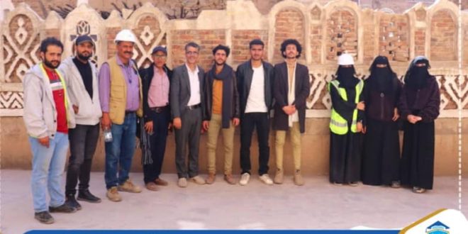 نزول ميداني لطلبة الجامعة التخصصية قسم الهندسة إلى صنعاء القديمة