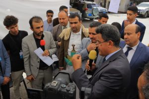 الدكتور عبد الله طاهش يفتتح المعرض التقني الرابع