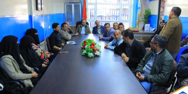 رئيس الجامعة التخصصية الدكتور مجاهد الجبر يترأس اجتماعًا لمناقشة آليات سير العملية الامتحانية