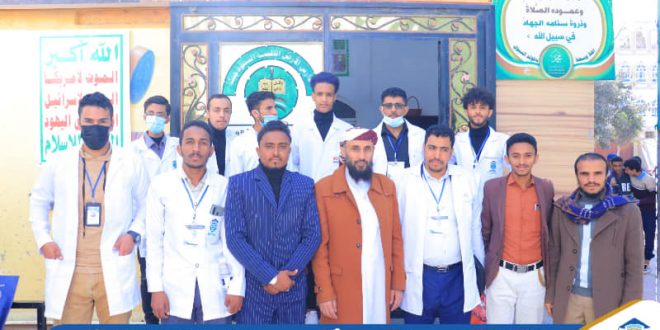 حملة توعوية تحت شعار "يدًا بيد لبيئة خالية من الكوليرا" بالكلية التخصصية