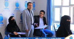 الكلية التخصصية تدشن الامتحانات النهائية للفصل الدراسي الثاني