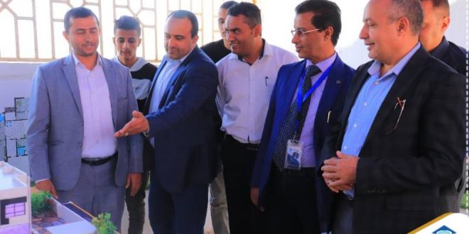 مشاريع ابداعية لطلبة هندسة التصميم الداخلي بالجامعة التخصصية