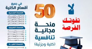 ٥٠ منحة تنافسية في كلية التكنولوجيا الحديثة .. سجل الآن