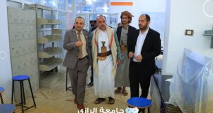 وكيل الهيئة العامة للزكاة الاستاذ علي السقاف في زيارة لجامعة الرازي