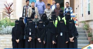 طلبة هندسة التصميم الداخلي بالجامعة التخصصية يزورون روضة المستقبل