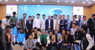 طلبة الهندسة بالجامعة الوطنية في زيارة علمية لمعرض بروج التقني