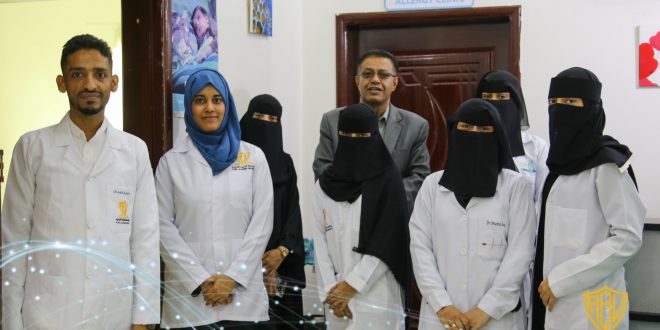 زيارة علمية لطلبة الطب المخبري بجامعة الجيل الجديد إلى مركز علاج لإزالة التحسس بالعلاج المناعي