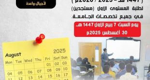 جامعة الجيل الجديد تحدد السبت موعدًا لانطلاق العام الدراسي الجديد