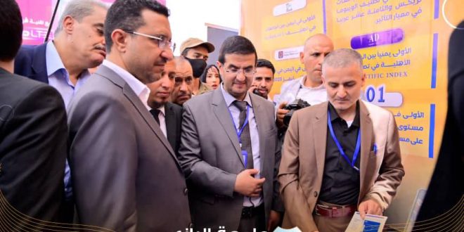 ووزير الاتصالات يشيد بإبداعات مشاريع طلاب جامعة الرازي في معرض بروج التقني