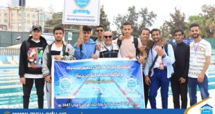 مشاركة متميزة للجامعة التخصصية الحديثة في البطولة الرابعة للسباحة