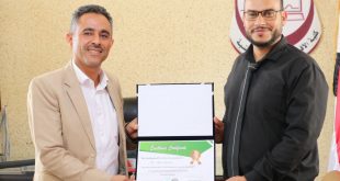 عميد كلية الآفاق الدكتور مجدي الصماط يستقبل الطاقم الإداري والاكاديمي لمعهد سييدز