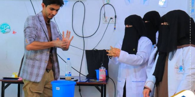 الكلية التخصصية الحديثة تطلق حملة توعوية بمناسبة اليوم العالمي لغسل اليدين