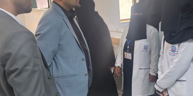 نائب عميد كلية الاتحاد الدكتور نادر الحزمي ينفذ زيارة ميدانية للمستشفيات والمراكز الطبية لمتابعة تدريب الطلبة