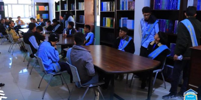 زيارة علمية لطلبة المدارس المشاركين في المسابقة المنهجية إلى معامل وأقسام كليات الجامعة التخصصية