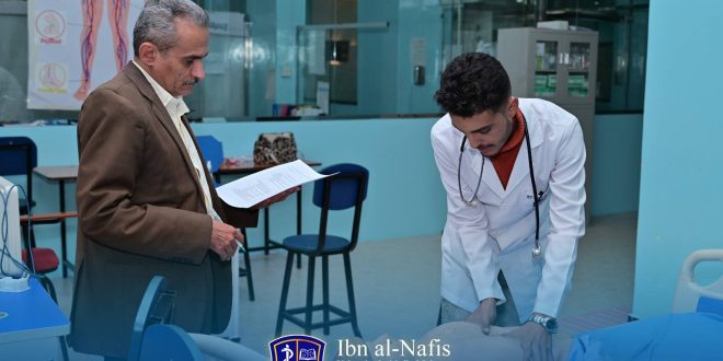 الرعاية التنفسية بجامعة ابن النفيس تختتم امتحانات الأوسكي السريرية بنجاح