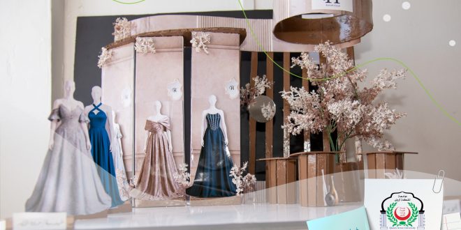 طلبة الفنون الجميلة بجامعة الملكة أروى يناقشون مشاريعهم النهائية لمقرر أسس التصميم